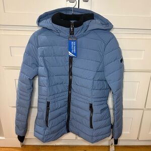 Nautica Light Blue Hooded Jacket